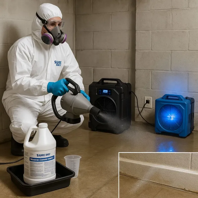 Sanitization and Odor Removal process in Middleton, ID