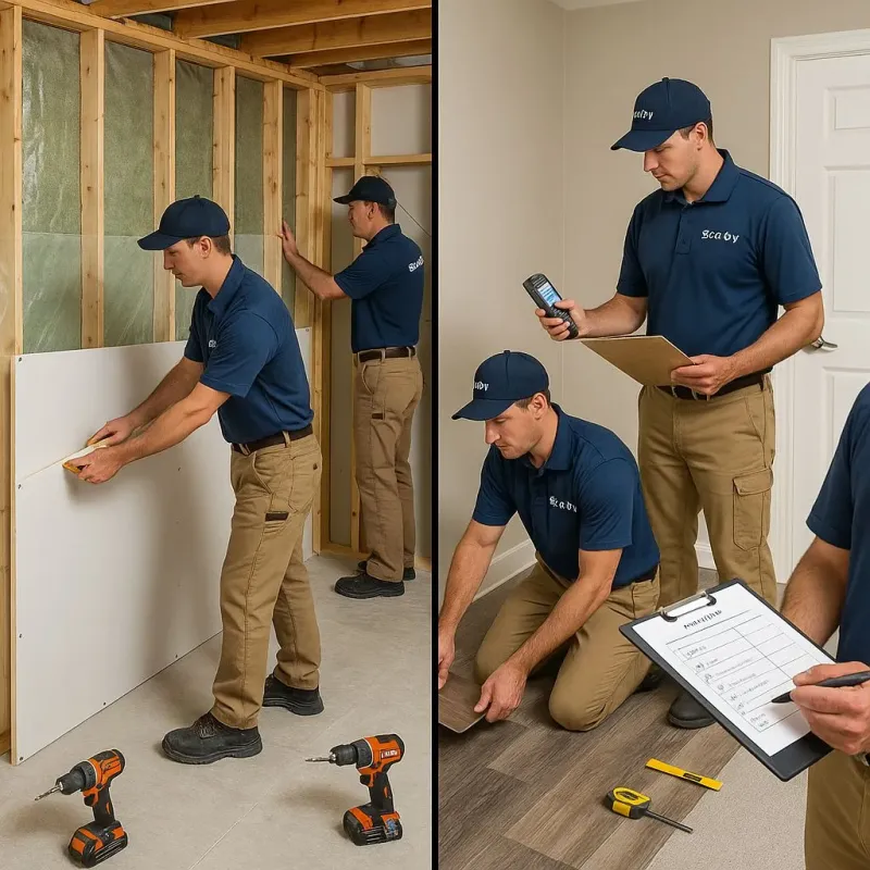 Repairs and Reconstruction process in Middleton, ID